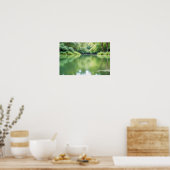 Panoramalandschaft Wald Landschaft Natur Ruhe Poster (Küche)