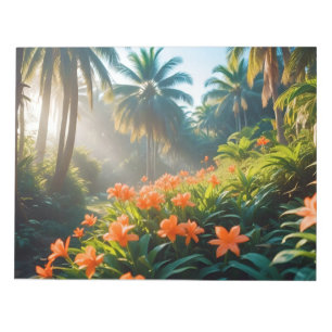 Panoramalandschaft Wald Natur Stille Landschaft Notizblock