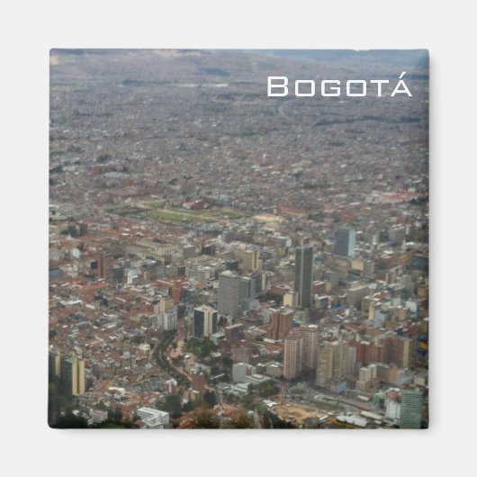Panoramasicht auf Bogota Magnet (Vorne)