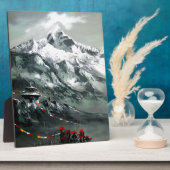 Panoramasicht auf das Everest Base Camp Fotoplatte (Seite)