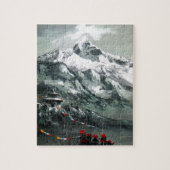 Panoramasicht auf das Everest Base Camp Puzzle (Vertikal)