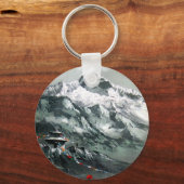 Panoramasicht auf das Everest Base Camp Schlüsselanhänger (Vorderseite)