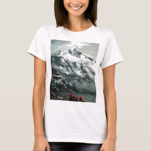 Panoramasicht auf das Everest Base Camp T-Shirt