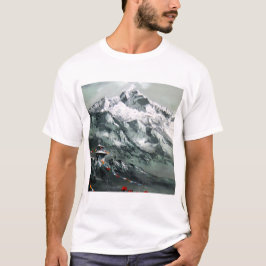 Panoramasicht auf das Everest Base Camp T-Shirt