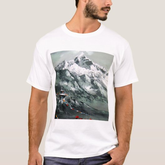 Panoramasicht auf das Everest Base Camp T-Shirt (Vorderseite)