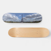 Panoramasicht auf den Eiffelturm von Trocadero aus Skateboard (Horizontal)