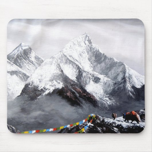 Panoramasicht auf den Everest Mountain Mousepad (Vorne)