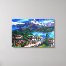 Panoramasicht auf den Everest Mountain Nepal