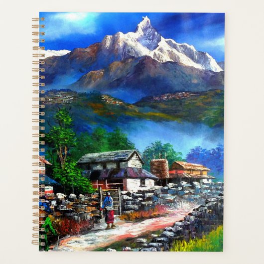 Panoramasicht auf den Everest Mountain Nepal Planer (Vorderseite)