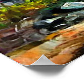 Panoramasicht auf den Everest Mountain Nepal Poster (Ecke)