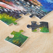 Panoramasicht auf den Everest Mountain Nepal Puzzle (Seite)