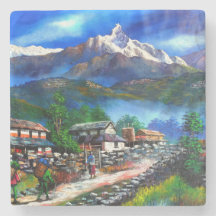 Panoramasicht auf den Everest Mountain Nepal