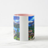 Panoramasicht auf den Everest Mountain Nepal Tasse (Zentrum)