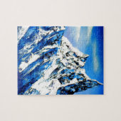 Panoramasicht auf den Gipfel des Everest Mountain Puzzle (Horizontal)