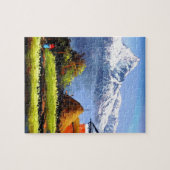 Panoramasicht auf den schönen Everest Mountain Puzzle (Horizontal)