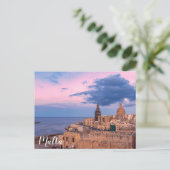 Panoramasicht auf den Sonnenuntergang über der Lei Postkarte (Stehend Vorderseite)