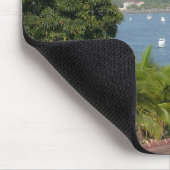 Panoramasicht auf den Strand von Flamingo, Costa R Mousepad (Ecke)