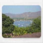 Panoramasicht auf den Strand von Flamingo, Costa R Mousepad (Vorne)