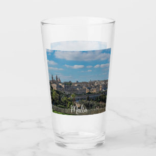 Panoramasicht auf die Altstadt von Valletta in Mal Glas