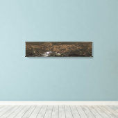 Panoramasicht auf die Mars 3 Leinwanddruck (Insitu (Holzboden))