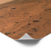 Panoramasicht auf die Mars 4 Poster (Ecke)