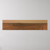 Panoramasicht auf die Mars 4 Poster (Vorne)