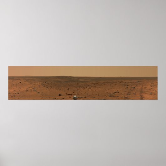 Panoramasicht auf die Mars 4 Poster (Vorne)