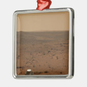 Panoramasicht auf die Mars 4 Silbernes Ornament (Links)