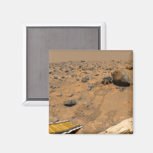 Panoramasicht auf die Mars 5 Magnet (Vorderseite/Rückseite)