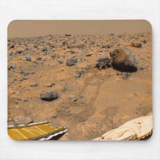 Panoramasicht auf die Mars 5 Mousepad (Vorne)