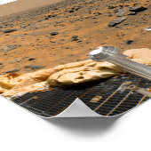Panoramasicht auf die Mars 5 Poster (Ecke)