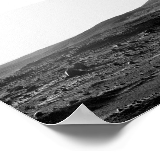 Panoramasicht auf die Mars 6 Poster (Ecke)