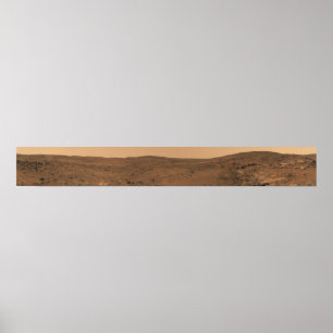 Panoramasicht auf die Mars 8 Poster