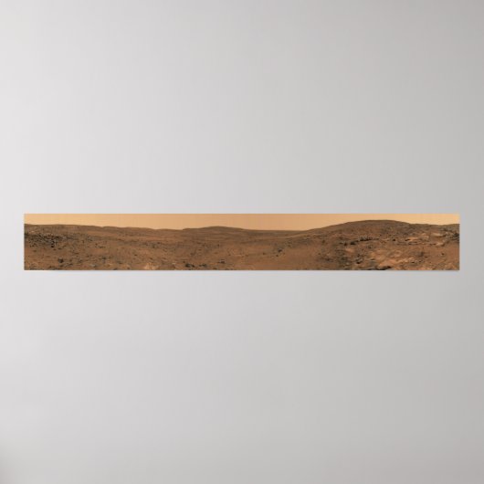 Panoramasicht auf die Mars 8 Poster (Vorne)