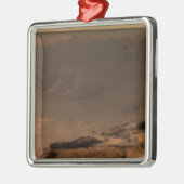 Panoramasicht auf die Mars 9 Silbernes Ornament (Links)