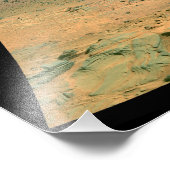 Panoramasicht auf die Mars Fotodruck (Ecke)