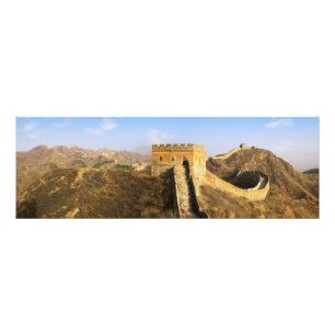 Panoramasicht auf die Mauer, China 2 Fotodruck