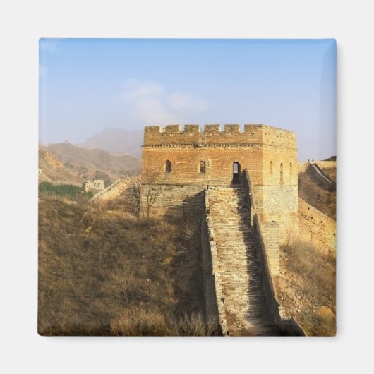 Panoramasicht auf die Mauer, China 2 Magnet (Vorne)