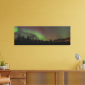 Panoramasicht auf die Nordlichter in Alaska Leinwanddruck (Insitu (Wohnzimmer))