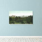 Panoramasicht auf die Stadt Leinwanddruck (Insitu (Holzboden))