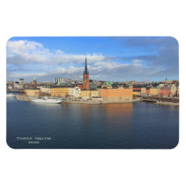 Panoramasicht auf die Stockholmer Altstadt - Gamla Magnet