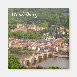Panoramasicht auf Heidelberg Magnet
