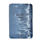 Panoramasicht auf Manhattan New York City Badematte (Vorderseite Vertikal)