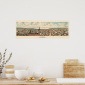 Panoramasicht auf Milwaukee Poster (Küche)