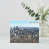 Panoramasicht auf Montreal Postkarte (Stehend Vorderseite)