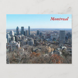 Panoramasicht auf Montreal Postkarte