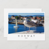 Panoramasicht auf Oslo, Norwegen Postkarte (Vorne/Hinten)