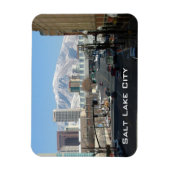 Panoramasicht auf Salt Lake City Magnet (Vertikal)