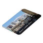 Panoramasicht auf Salt Lake City Magnet (Linke Seite)