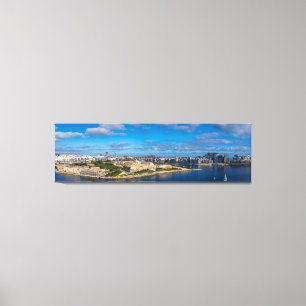 Panoramasicht auf Sliema in Malta Leinwanddruck